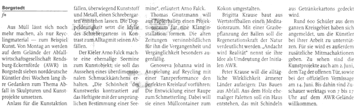 PeKa will die alltägliche Wirklichkeit ärmerer Länder aufzeigen: das Bauen aus Abfall. Aus dem Holz ehemaliger Paletten soll ein Haus entstehen, das mit Schindeln aus Getränkekartons gedeckt wird. Rund 600 Schüler aus dem Kreisgebiet haben sich angemeldet. Für sie wird es ausserdem zusätzliche Mitmachaktionen geben.