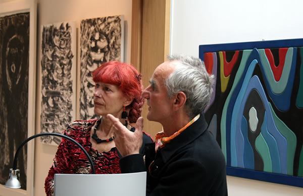 wir zur Vernissage in Marne -Foto K.Kleinfeld-