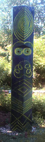 BAUTA-stele von PeKa im B&uuml;rgerpark Vogelsang-Gr&uuml;nholz bei Damp
